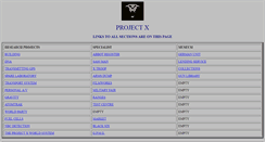 Desktop Screenshot of project-x.org.uk